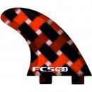FCS PC-3 RED GRAPHIC Tri Fin Set (S)