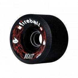 Fireball Wheels BEAST (4er Set) 76mm/87a Black