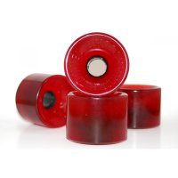 Tunnel Wheels TARANTULA (4er Set) 70mm/78a Red Translucent