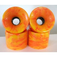 Tunnel Wheels TARANTULA (4er Set) 70mm/84a Orange