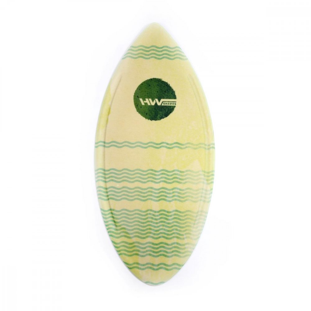 HWShapes Hybridskim Green Waves Skimboard