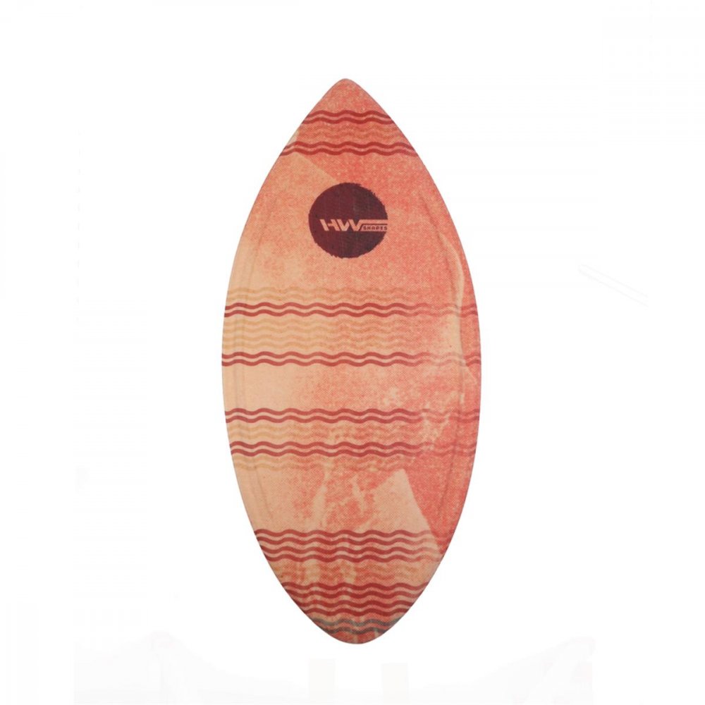 HWShapes Hybridskim Red Waves Skimboard