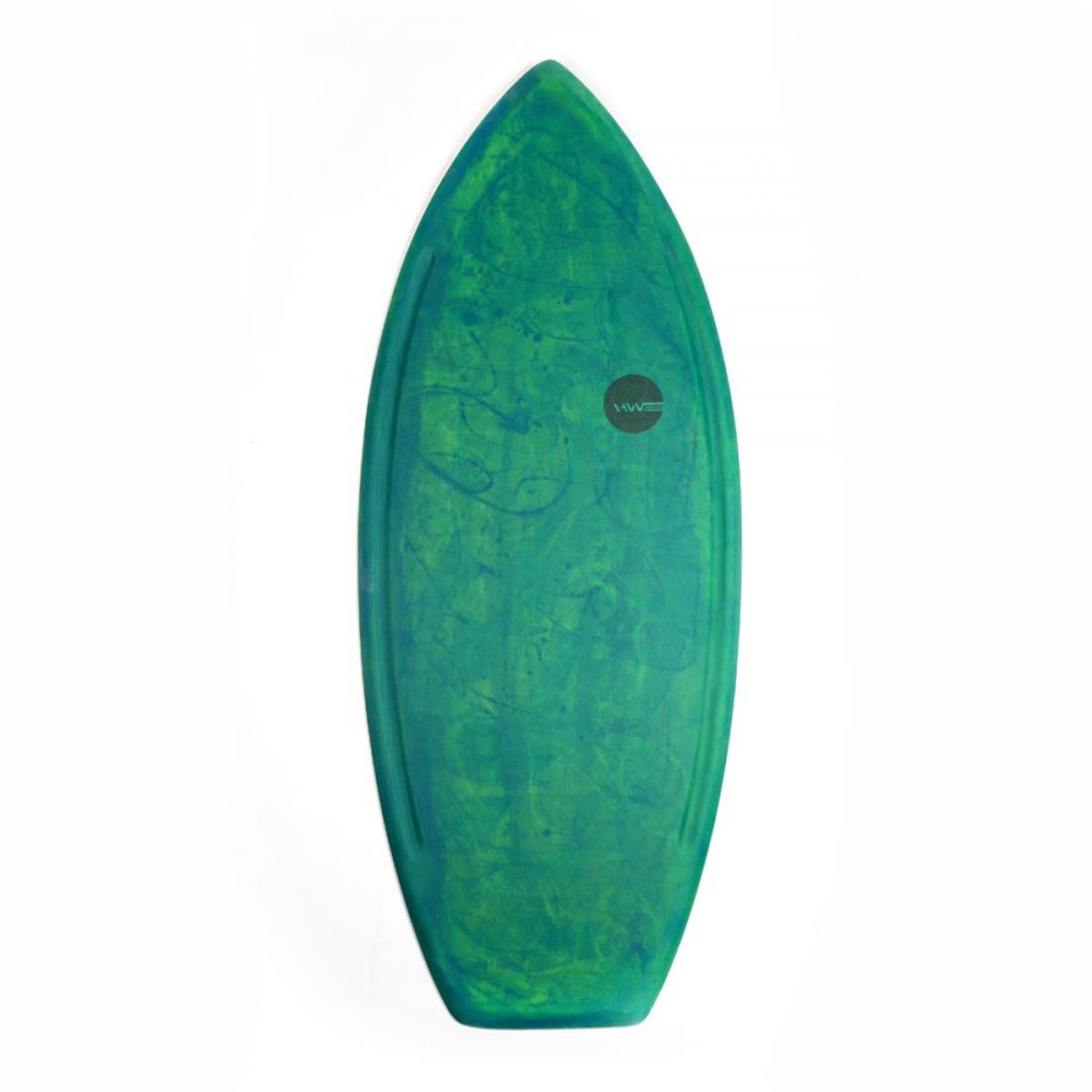 HWShapes Ultimate Wave Skimboard Epoxyart Green