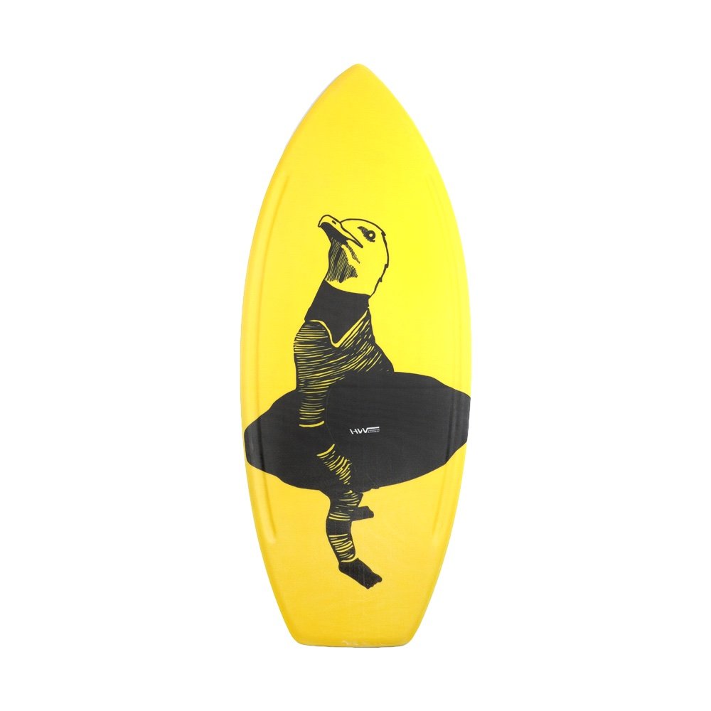 HWShapes Ultimate Wave Skimboard Möwe Yellow