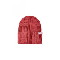 Cleptomanicx Beanie Bigger Ribber Hot Coral