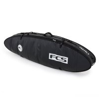 FCS Boardbag Travel 3 All Purpose Black/Grey Surfboard Cover