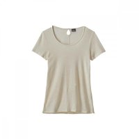 Patagonia Womens Mount Airy Scoop Tee Washed White