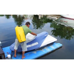 OverBoard wasserdichter Packsack 40 Liter Gelb