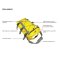 OverBoard wasserdichte SUP Kajak Tasche 20 L Gelb