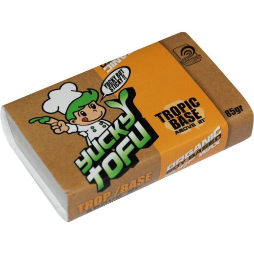 Surf Wax YUCKY TOFU Orange Tropic +21°C wachs