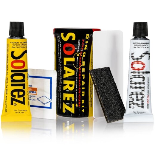 SOLAREZ Mini Travel Kit Polyester Repair UV Licht Reparatur