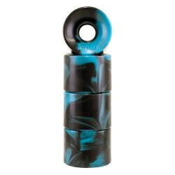 Penny CYAN BLACK SWIRL Wheels (4er Set) 59mm/79a