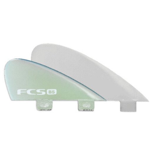 FCS B-5 Bonzer PG Quad Fin Set Clear