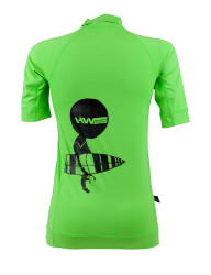 HW-Shapes TEAM Lycra Shortarm Turtleneck Flo Green Männer L/ Frauen XL