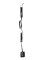 FCS SUP Regular Premium SPIRAL ANKLE LEASH 90" 7mm Black