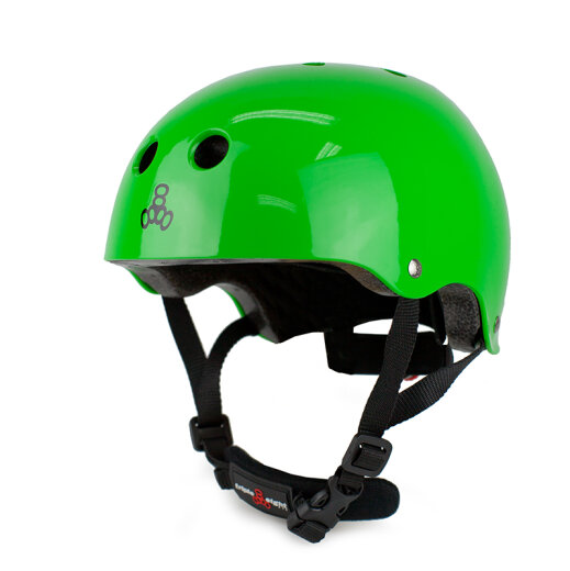 Triple 8 LIL8 verstellbarer Kinder-Skatehelm Green/ Gloss