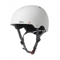 Triple 8 GOTHAM verstellbarer Skatehelm White Matte