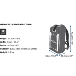 OverBoard wasserdichter Rucksack Pro-Vis 30 Lit Or