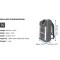 OverBoard wasserdichter Rucksack Pro-Vis 30 Lit Or