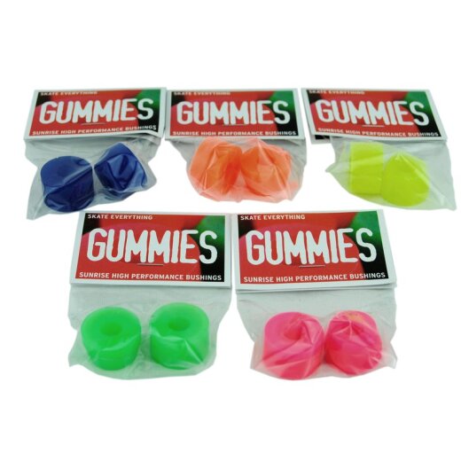 Sunrise GUMMIES Bushings Barrel Cone 85a Yellow