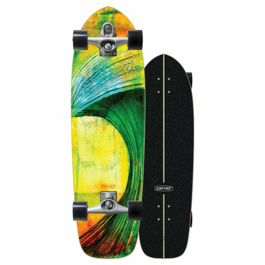 Carver Surfskate Greenroom 33.75&quot; C7 Longboard Komplettboard