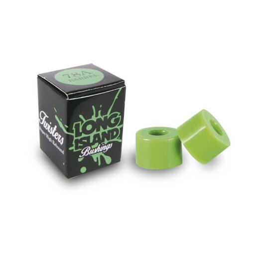 Long Island Bushings TWISTERS Barrel Green 78A (Paar) 78A Green