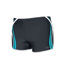 Sun Project Kids Swim BOXER Black / Blue Stripes