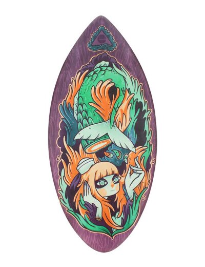 HW-Shapes Art Series Hybridskim NIXE Skimboard 