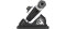 Atlas Trucks Ultralight 8mm Core  Longboardachse 48° 180mm Schwarz