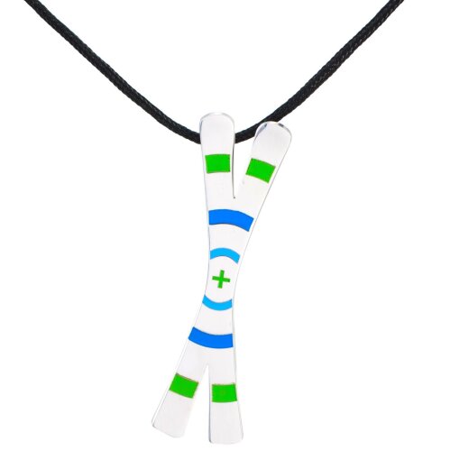 Silver+Surf Silber Schmuck Ski Cross Circle winter