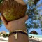Silver+Surf Silber Schmuck Surfboard Finne gold