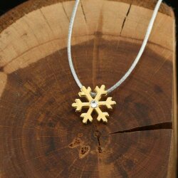 Silver+Surf Silber Schmuck Schnee Kristall gold