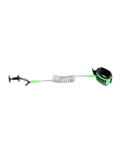 Hydro Bodyboard Leash Wrist Charcoal Green