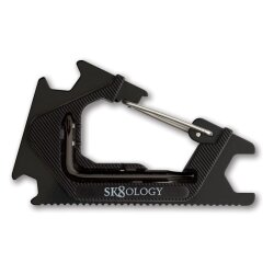 SK8ology Longboard Carabiner Skatetool V2.0 Black/Black