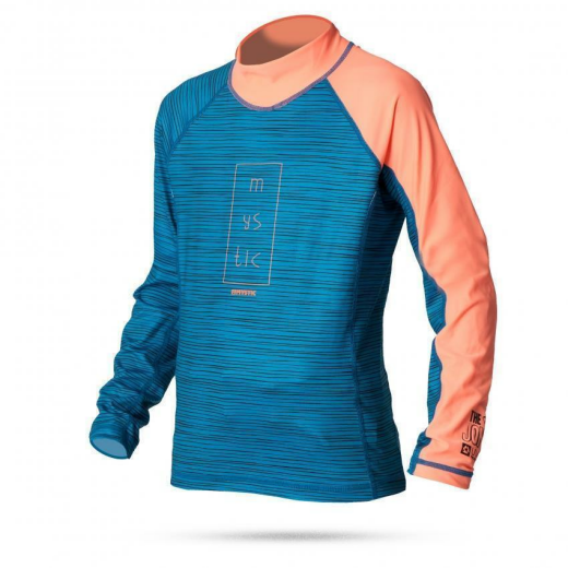 Onschuldig aanbidden feedback Mystic STAR Rash Vest UV-Shirt Kinder Langarm Coral