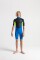 C-Skins ELEMENT Junior Steamer 2,5mm Shorty Neoprenanzug Blue Yellow 8 Jahre/ M