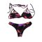 Rusty Bikini Dark Wave Cheeky Set Magenta