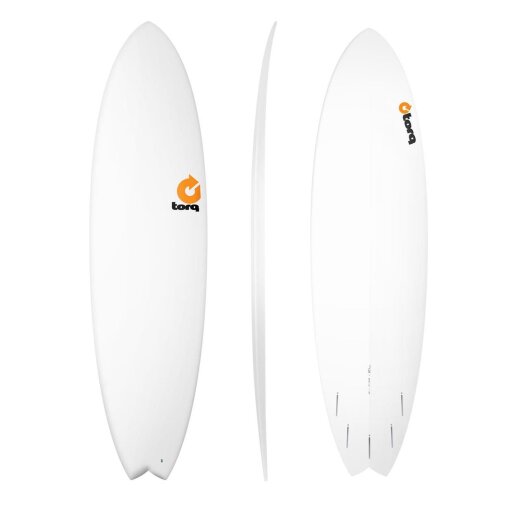 Surfboard TORQ Epoxy TET 7.2 Fish Weiss