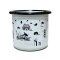 HW-Shapes Camping Blechtasse Emaille 2.0