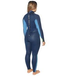 C-Skins Surflite 5/4/3 Womens Neoprenanzug Ink Blue/ Azure/ Yellow