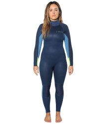 C-Skins Surflite 5/4/3 Womens Neoprenanzug Ink Blue/ Azure/ Yellow