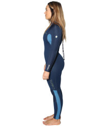 C-Skins Surflite 5/4/3 Womens Neoprenanzug Ink Blue/ Azure/ Yellow