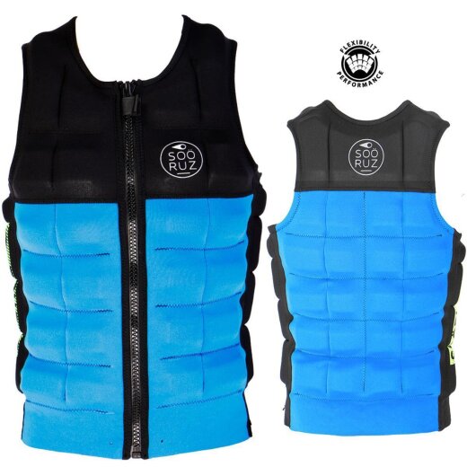 Soöruz Wake Vest Zip Vamp CE Blue M