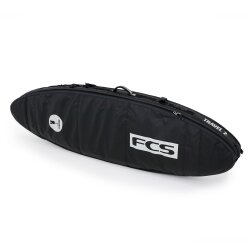 FCS Boardbag Travel 2 All Purpose Black/Grey Surfboard Cover 6.3