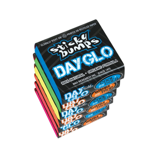 Sticky Bumps Original DAY GLO Cool-Cold Wax 19&deg;C and below Neon Yellow