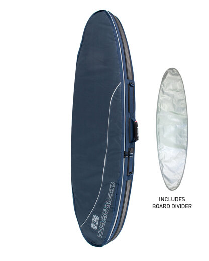 Ocean & Earth Boardbag Travel Double Compact Shortboard Cover Navy 68"