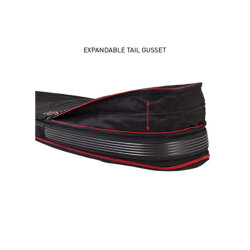 Ocean & Earth Boardbag Travel Triple Compact Shortboard Cover Black/Red 6´8"