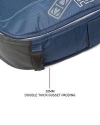 Ocean & Earth Boardbag Travel Double Coffin Shortboard Cover Black/Red 6´6"