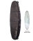 Ocean & Earth Boardbag Travel Double Coffin Shortboard Cover Black/Red 6´6"