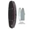 Ocean & Earth Boardbag Travel Quad Coffin Shortboard Cover Black/Red 6´6"